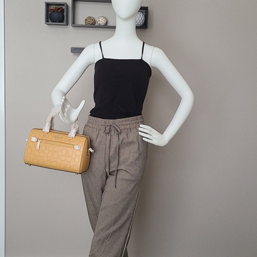 COACH ROWAN PERFORATED LOGO TOP HANDLE TOTE - Picture 12 of 16